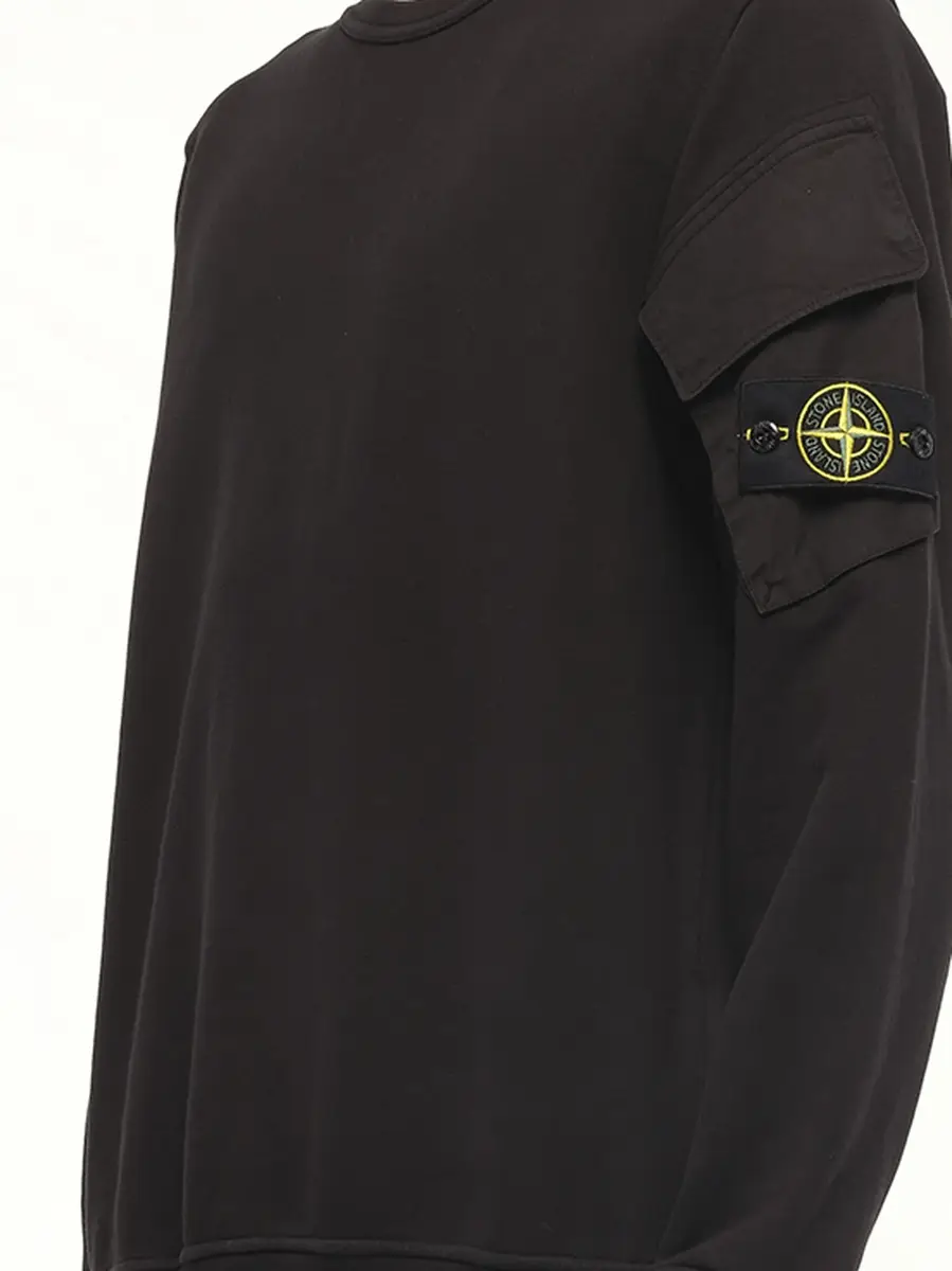 Stone Island 610000 Cotton Fleece Sweatshirt | Thumbnail 2