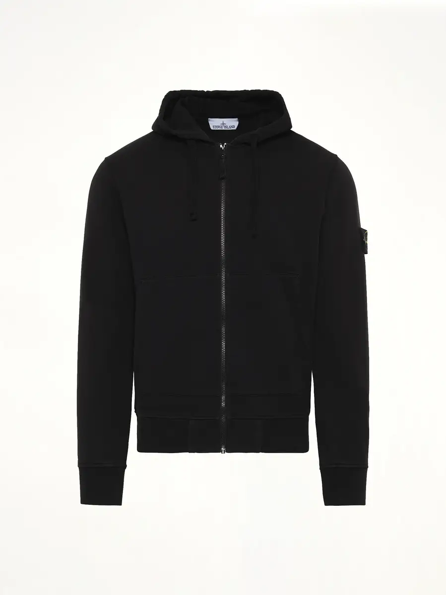 Stone Island 6100061 Cotton Fleece Hoodie | Thumbnail 3 Stone Island 6100061 Cotton Fleece Hoodie | Thumbnail 3