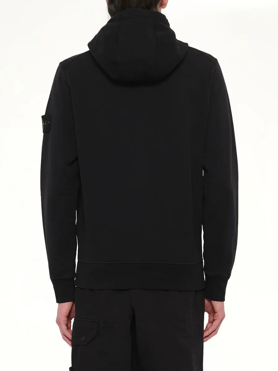 Stone Island 6100061 Cotton Fleece Hoodie | Thumbnail 5 Stone Island 6100061 Cotton Fleece Hoodie | Thumbnail 5