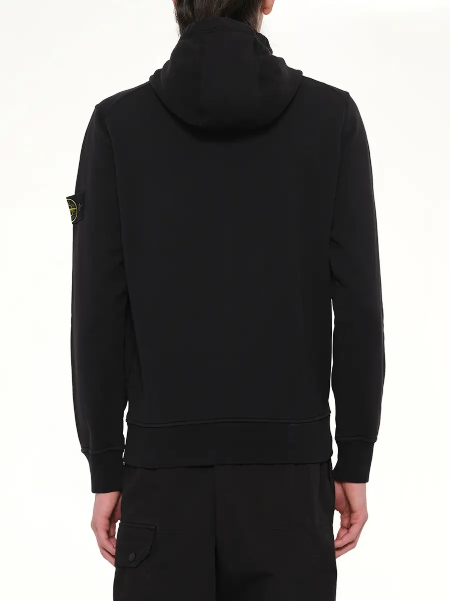 Stone Island 6100062 Cotton Fleece Hoodie | Thumbnail 5 Stone Island 6100062 Cotton Fleece Hoodie | Thumbnail 5