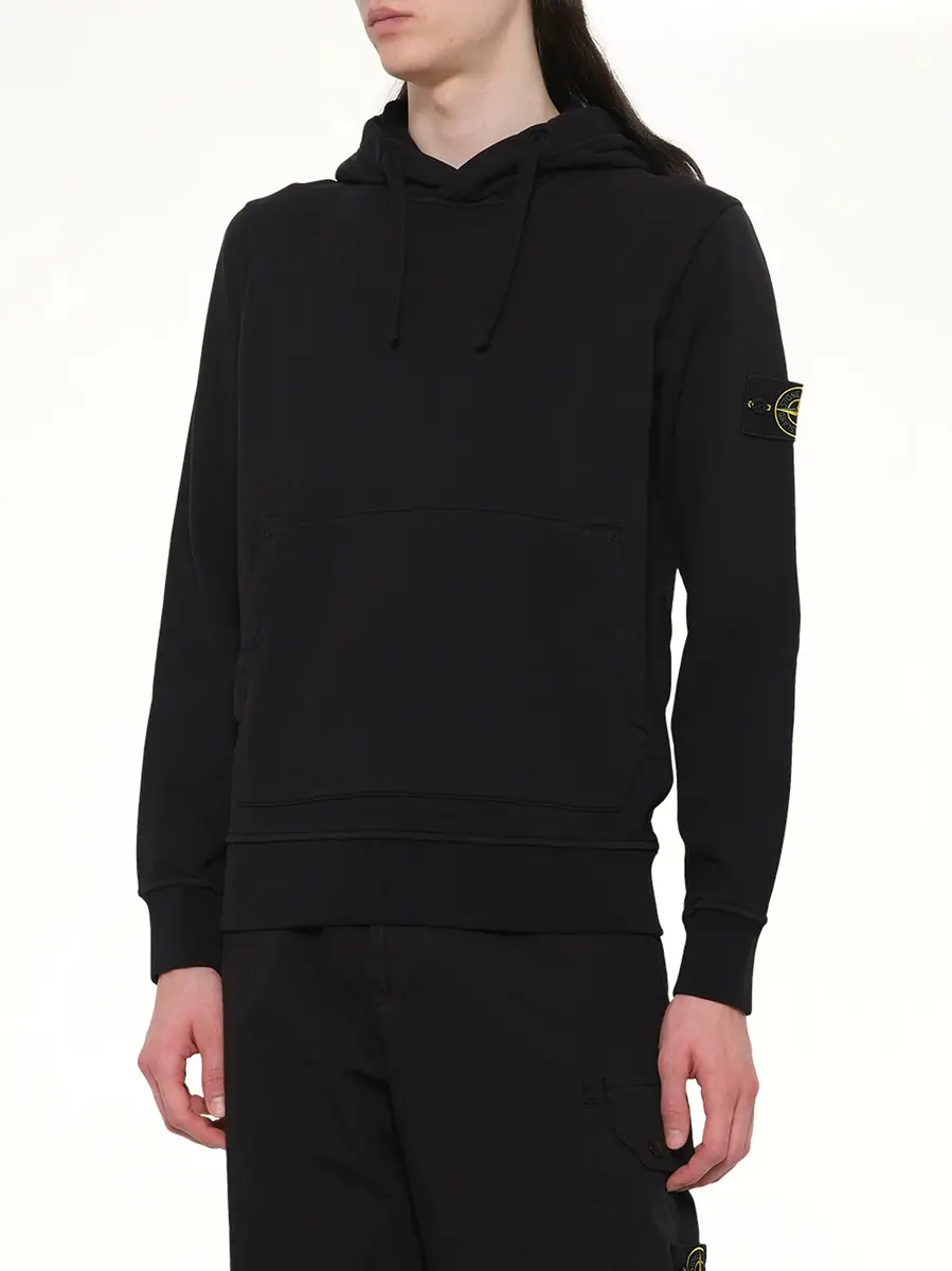Stone Island 6100062 Cotton Fleece Hoodie | Thumbnail 6 Stone Island 6100062 Cotton Fleece Hoodie | Thumbnail 6