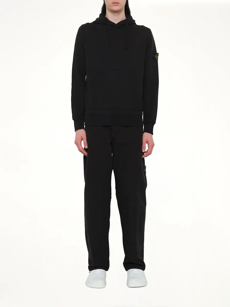 Stone Island 6100062 Cotton Fleece Hoodie | Thumbnail 7 Stone Island 6100062 Cotton Fleece Hoodie | Thumbnail 7