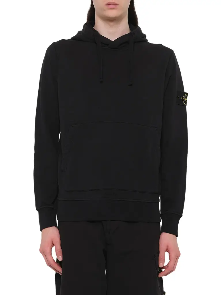 Stone Island 6100062 Cotton Fleece Hoodie | Image 1 Stone Island 6100062 Cotton Fleece Hoodie | Image 1