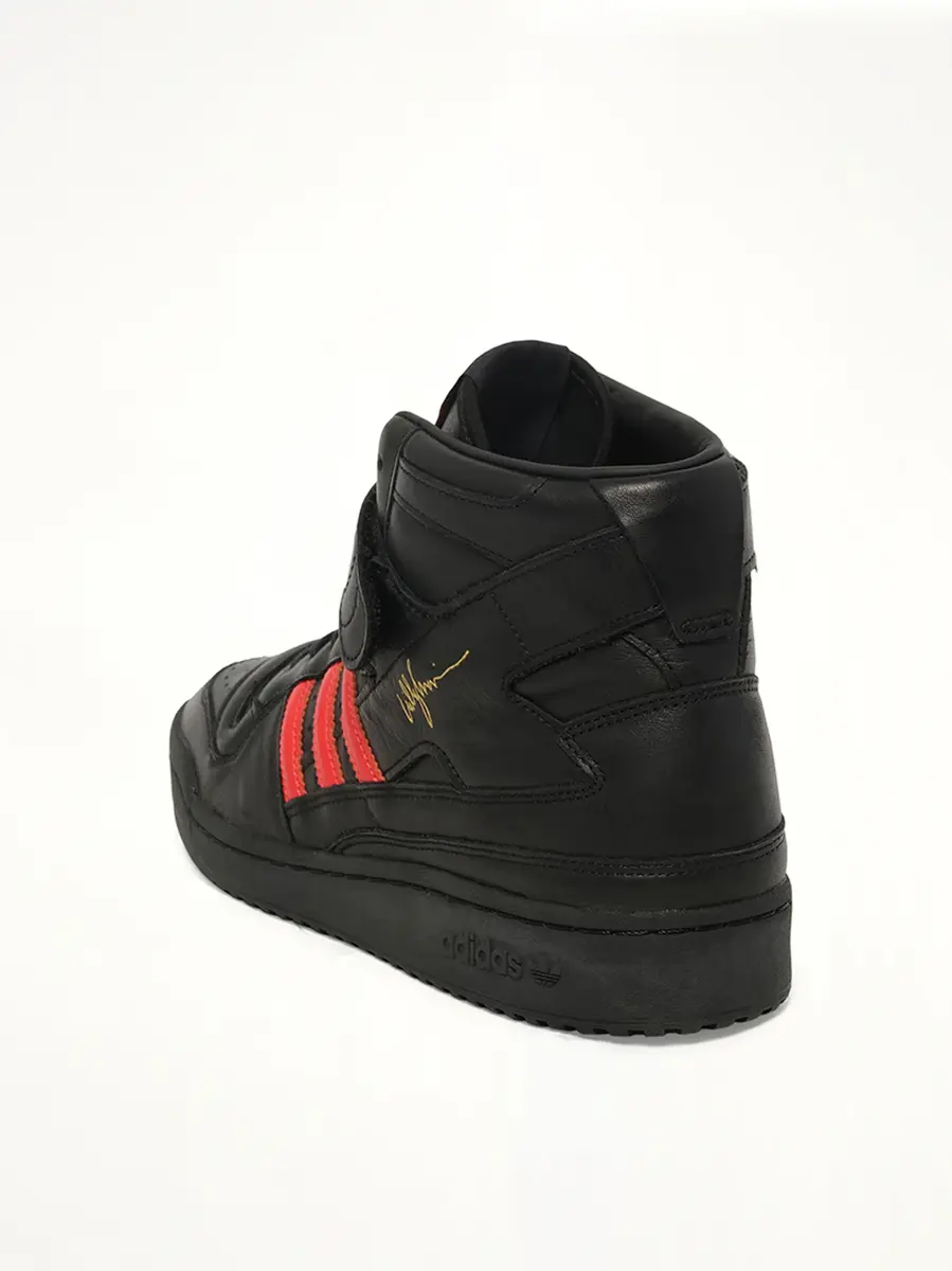 Willy Chavarria Adidas X Chavarria Forum High in Black/red | Thumbnail 2 Willy Chavarria Adidas X Chavarria Forum High in Black/red | Thumbnail 2
