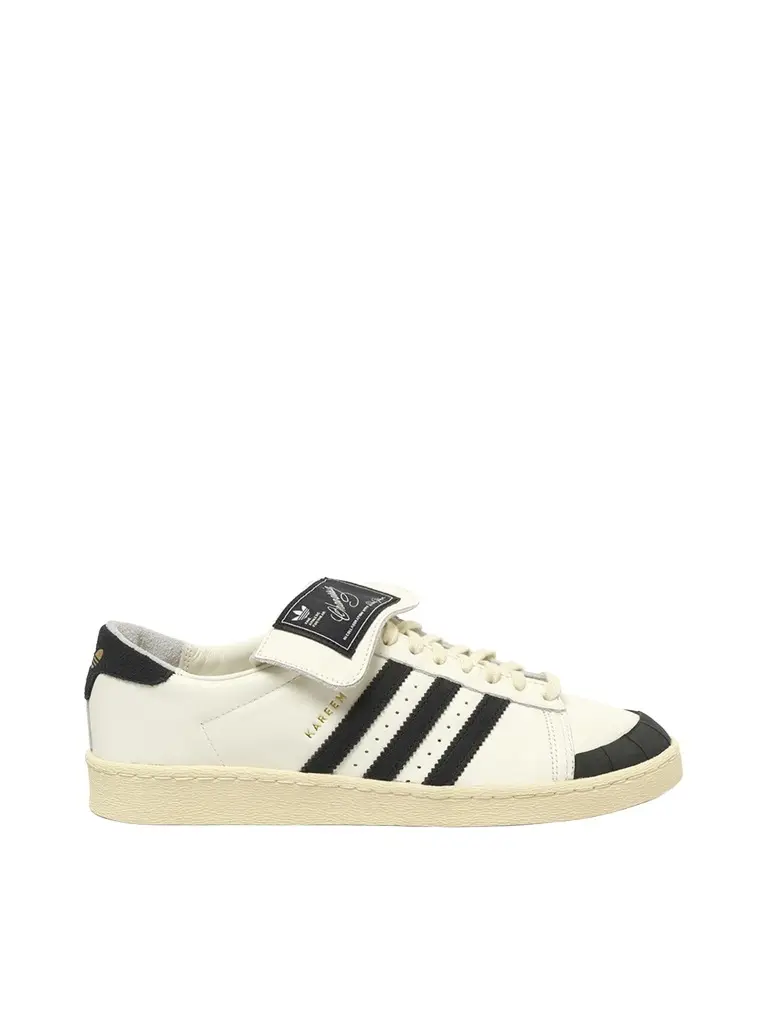 Willy Chavarria Adidas X Chavarria Jabbar Low in Off White/black White | Image 1 Willy Chavarria Adidas X Chavarria Jabbar Low in Off White/black White | Image 1