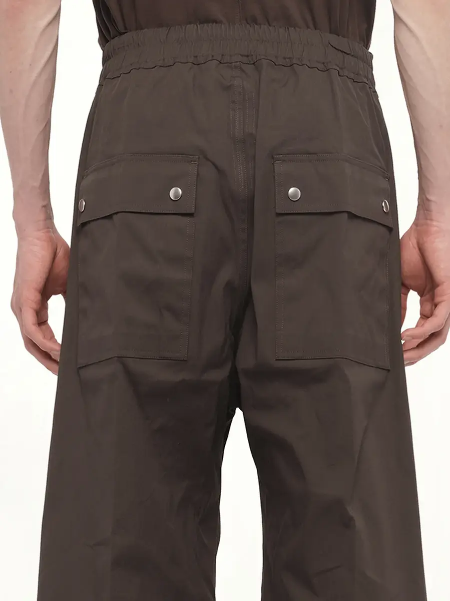 Rick Owens Wide Bela Pants in Dark Dust Brown | Thumbnail 2 Rick Owens Wide Bela Pants in Dark Dust Brown | Thumbnail 2