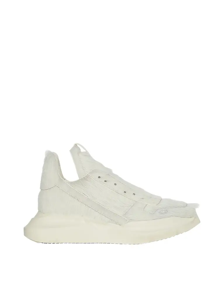 Rick Owens Fur Geth Runner in Milk/milk/milk | Image 1 Rick Owens Fur Geth Runner in Milk/milk/milk | Image 1