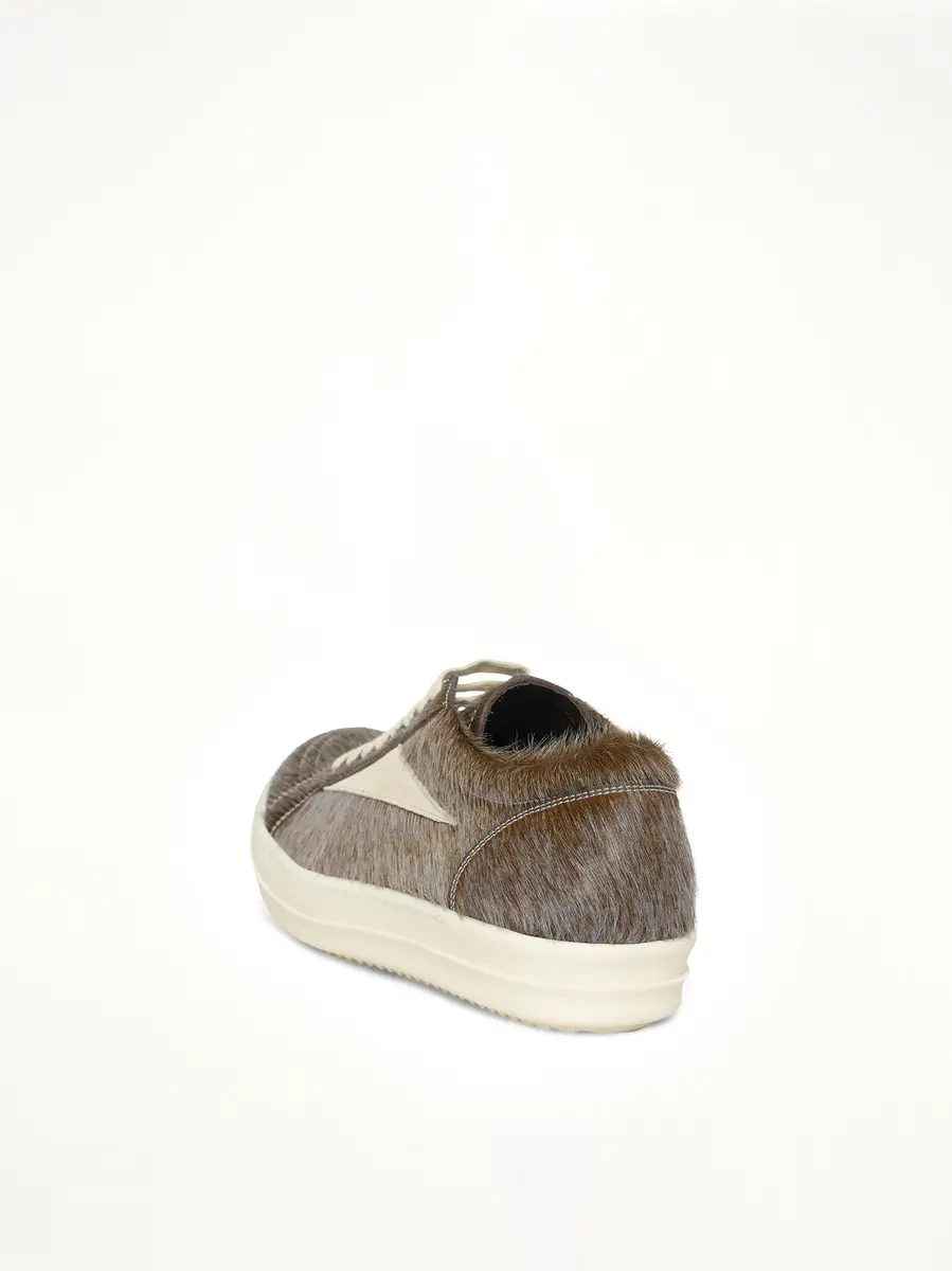 Rick Owens Fur Vintage Sneaks in Indigo/milk | Thumbnail 2 Rick Owens Fur Vintage Sneaks in Indigo/milk | Thumbnail 2