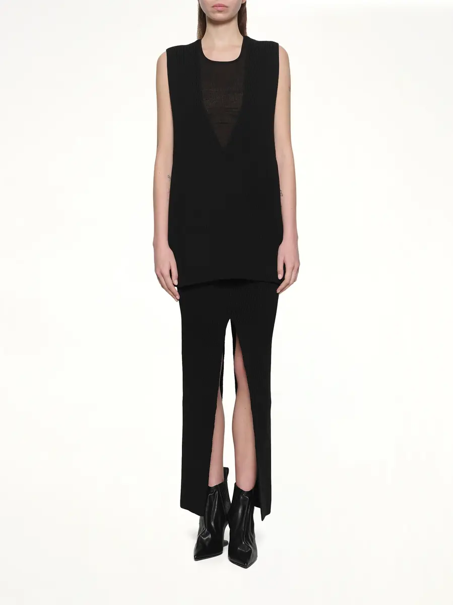 Rick Owens V Neck Top | Thumbnail 4 Rick Owens V Neck Top | Thumbnail 4