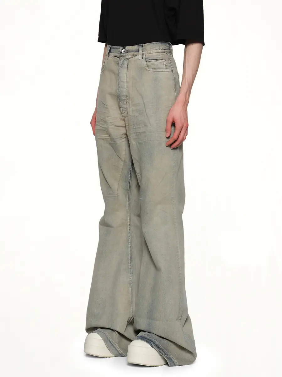 RICK OWENS DRKSHDW Bolan Bootcut in Mineral Pearl | Thumbnail 2 RICK OWENS DRKSHDW Bolan Bootcut in Mineral Pearl | Thumbnail 2