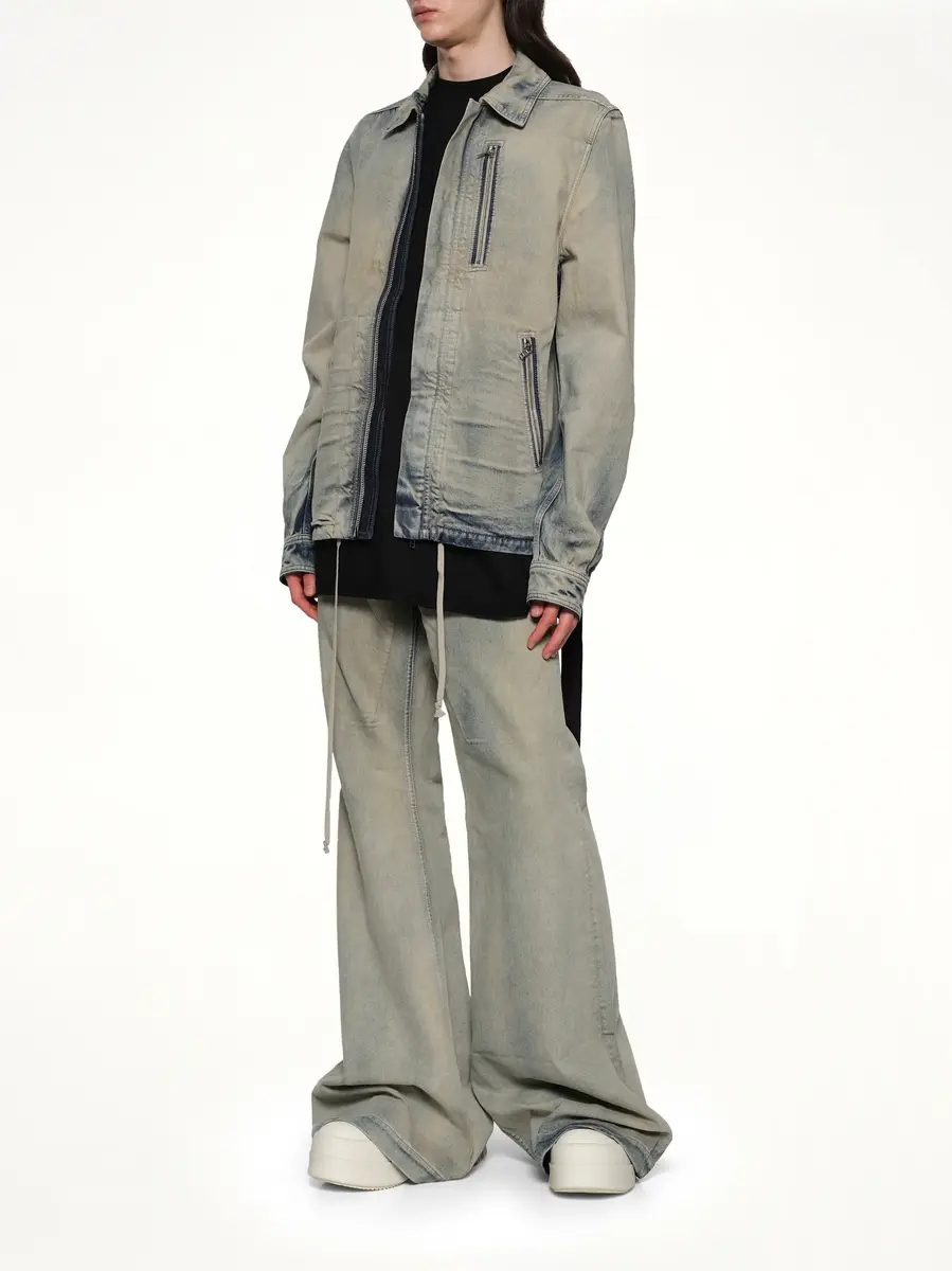 RICK OWENS DRKSHDW Bolan Bootcut in Mineral Pearl | Thumbnail 4 RICK OWENS DRKSHDW Bolan Bootcut in Mineral Pearl | Thumbnail 4