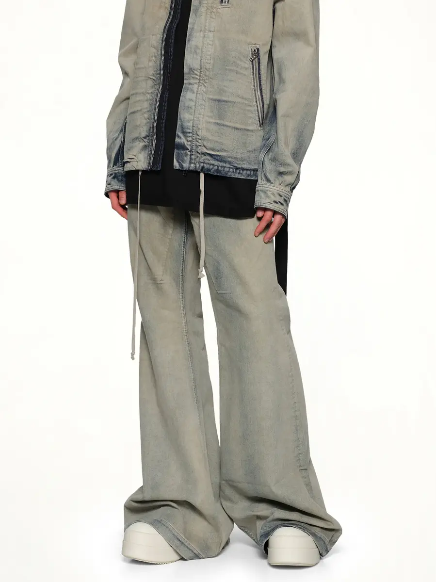 RICK OWENS DRKSHDW Bolan Bootcut in Mineral Pearl | Thumbnail 6 RICK OWENS DRKSHDW Bolan Bootcut in Mineral Pearl | Thumbnail 6