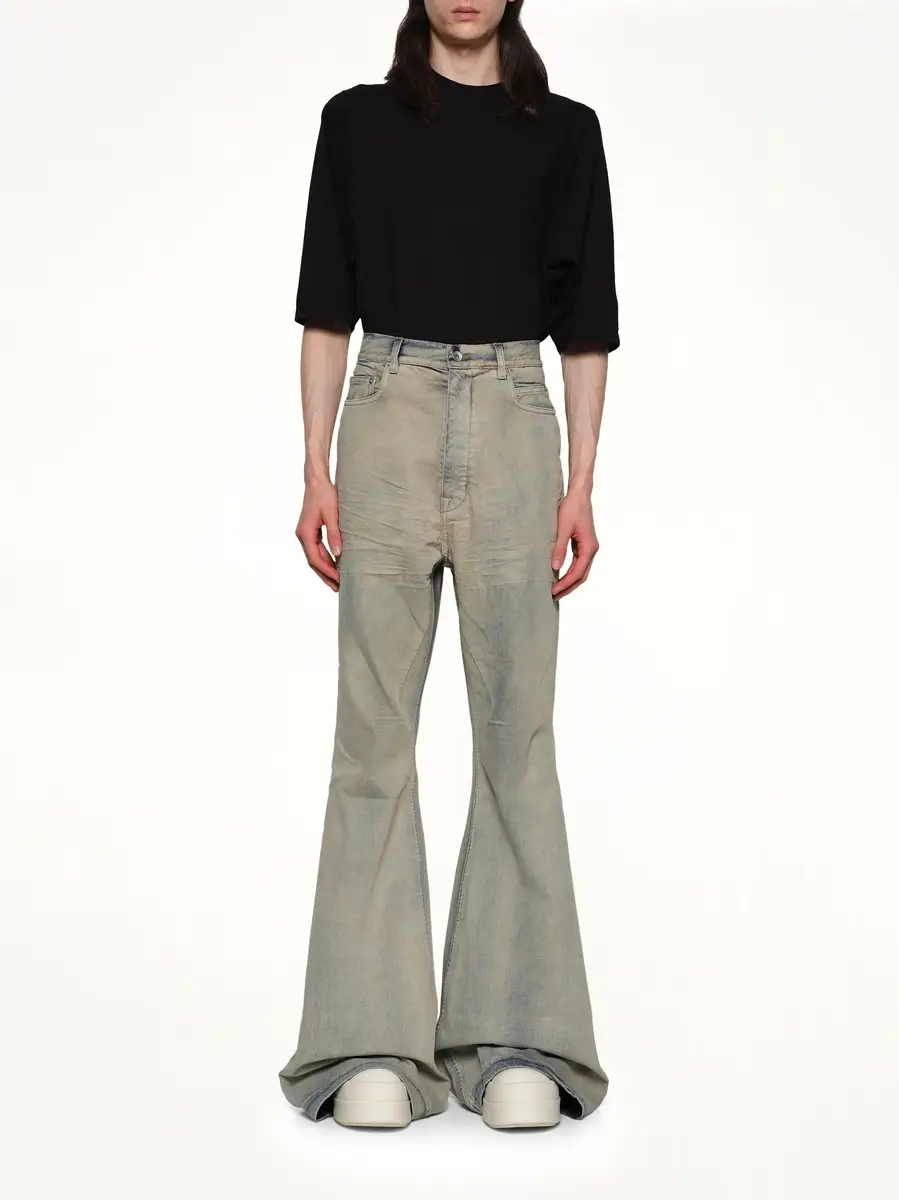 RICK OWENS DRKSHDW Bolan Bootcut in Mineral Pearl | Thumbnail 7 RICK OWENS DRKSHDW Bolan Bootcut in Mineral Pearl | Thumbnail 7