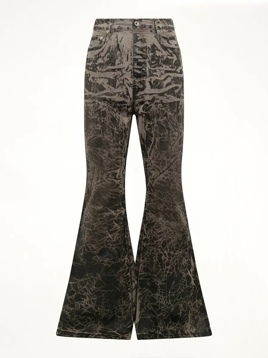 RICK OWENS DRKSHDW Bolan Bootcut Washed Foil | Thumbnail 3