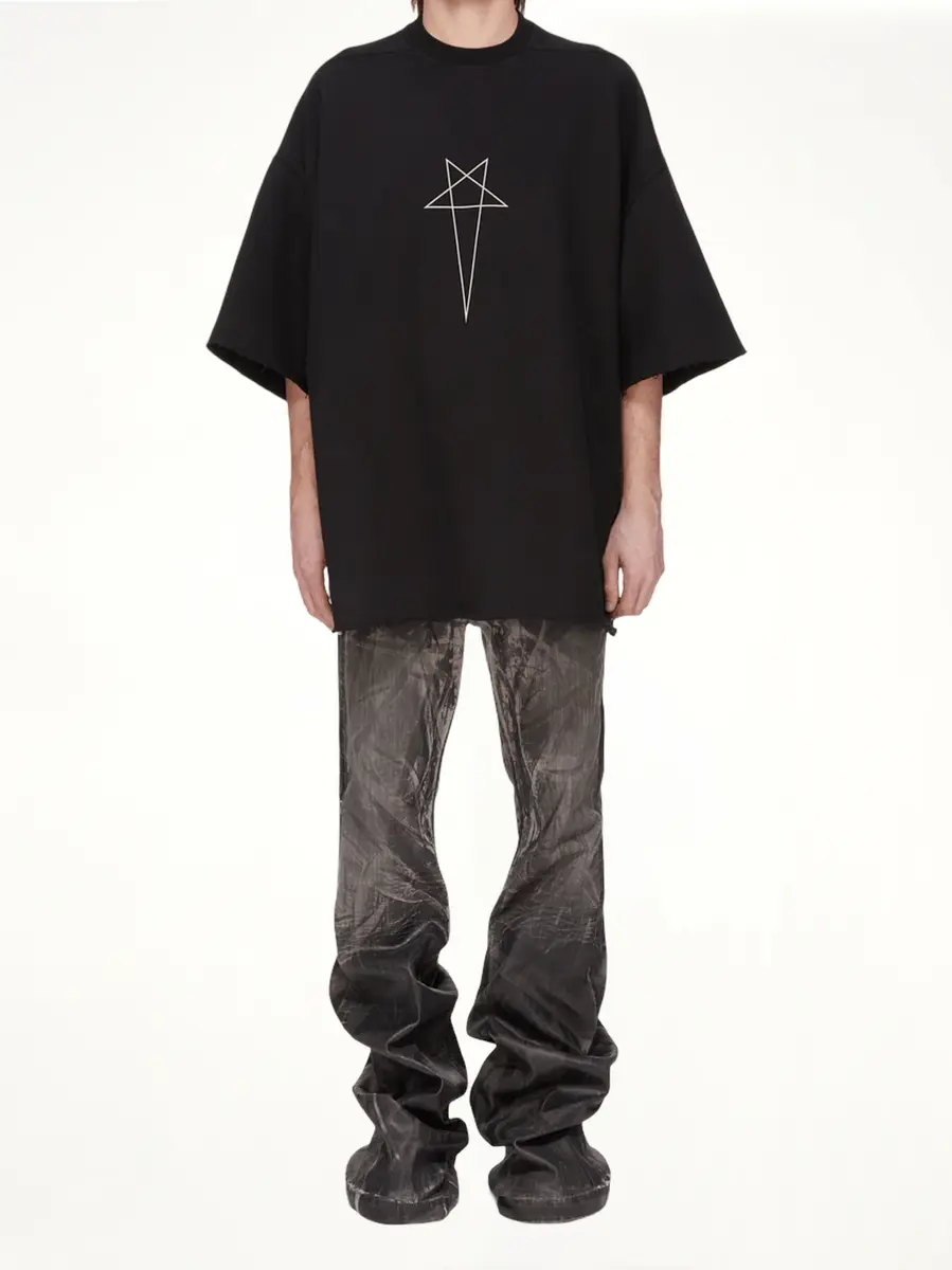 RICK OWENS DRKSHDW Bolan Bootcut Washed Foil | Thumbnail 4