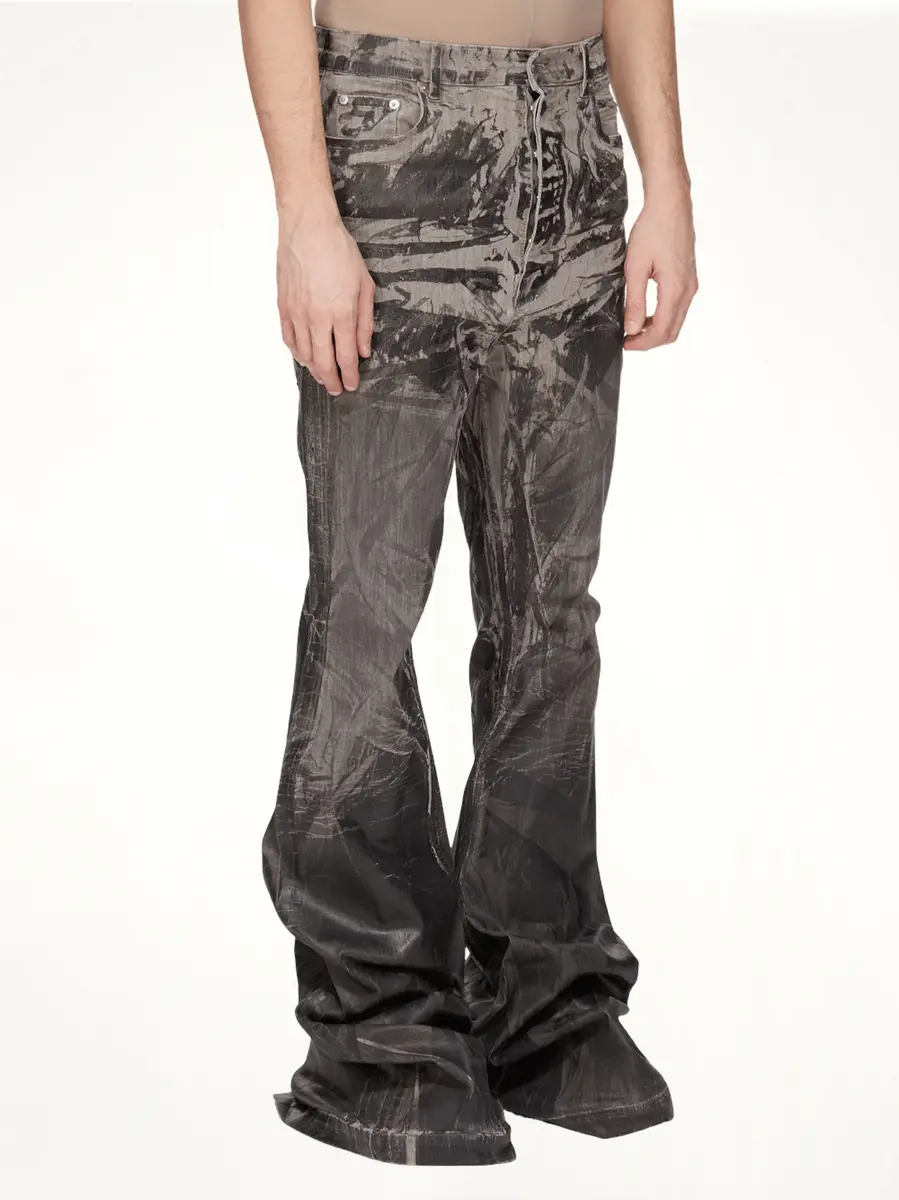 RICK OWENS DRKSHDW Bolan Bootcut Washed Foil | Thumbnail 5