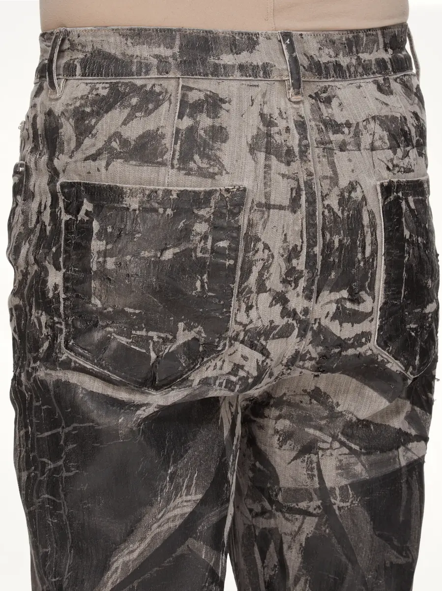RICK OWENS DRKSHDW Bolan Bootcut Washed Foil | Thumbnail 6