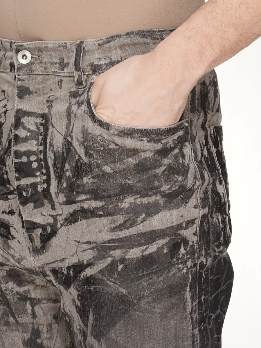 RICK OWENS DRKSHDW Bolan Bootcut Washed Foil | Thumbnail 7