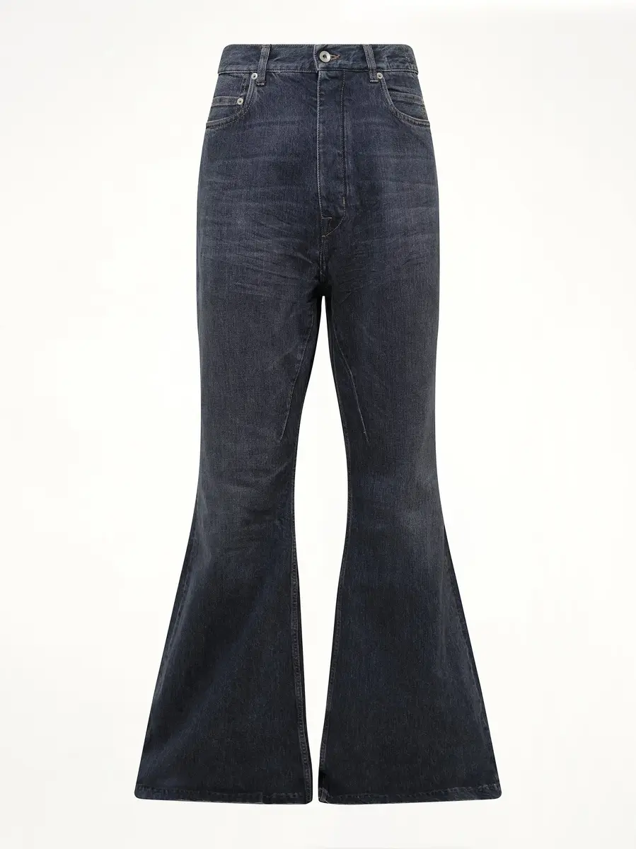RICK OWENS DRKSHDW Bolan Bootcut in Washed Grey | Thumbnail 3 RICK OWENS DRKSHDW Bolan Bootcut in Washed Grey | Thumbnail 3