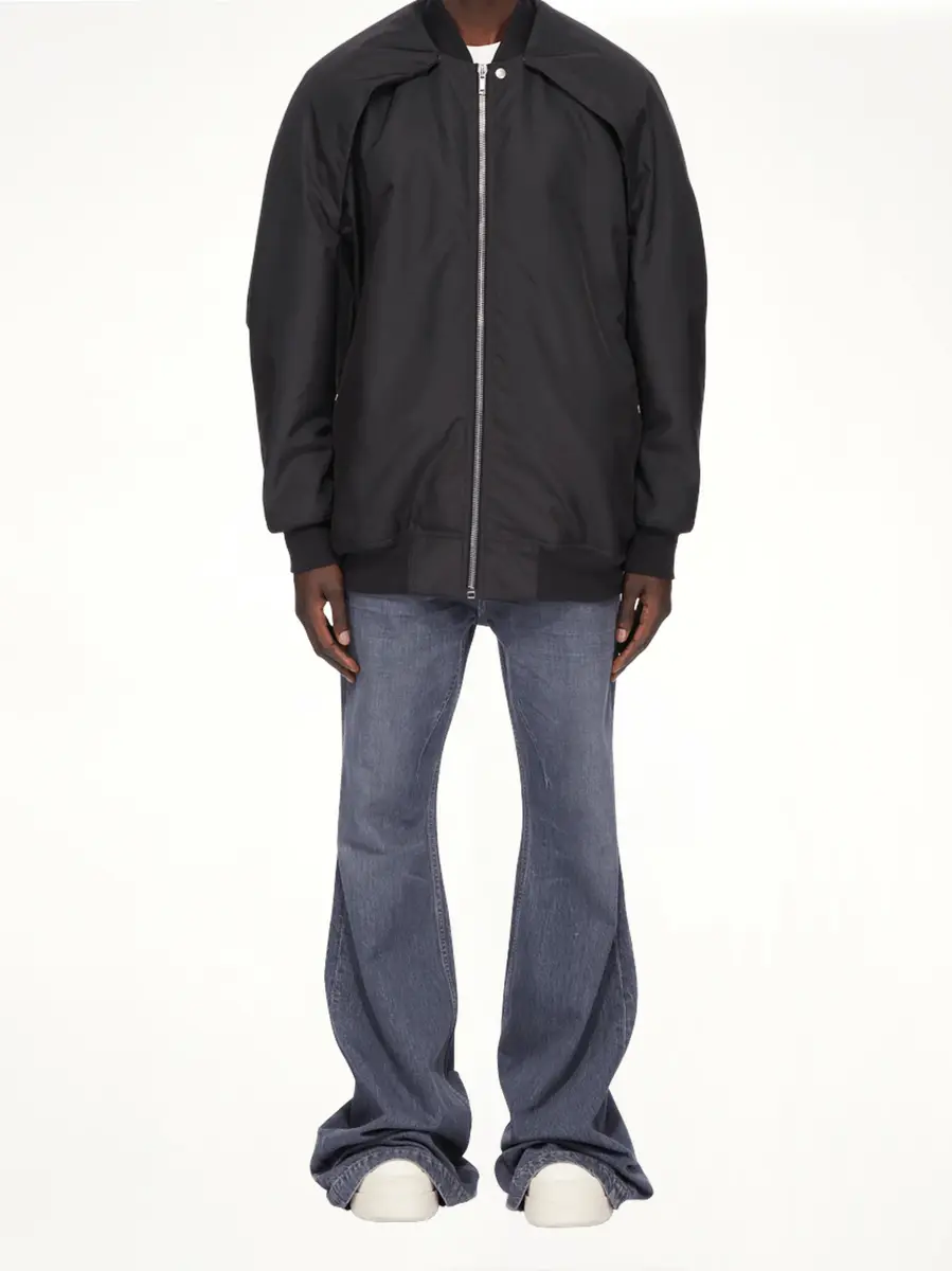 RICK OWENS DRKSHDW Bolan Bootcut in Washed Grey | Thumbnail 4 RICK OWENS DRKSHDW Bolan Bootcut in Washed Grey | Thumbnail 4