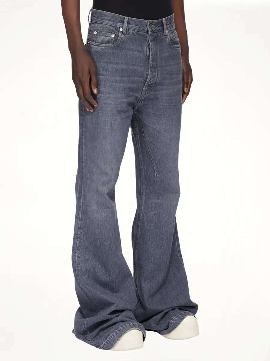 RICK OWENS DRKSHDW Bolan Bootcut in Washed Grey | Thumbnail 5 RICK OWENS DRKSHDW Bolan Bootcut in Washed Grey | Thumbnail 5