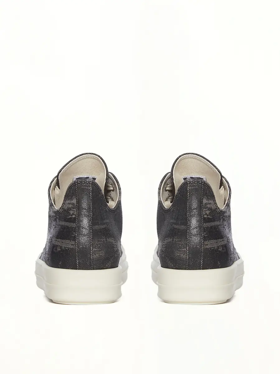 RICK OWENS DRKSHDW Low Sneaks in Black Washed | Thumbnail 5 RICK OWENS DRKSHDW Low Sneaks in Black Washed | Thumbnail 5