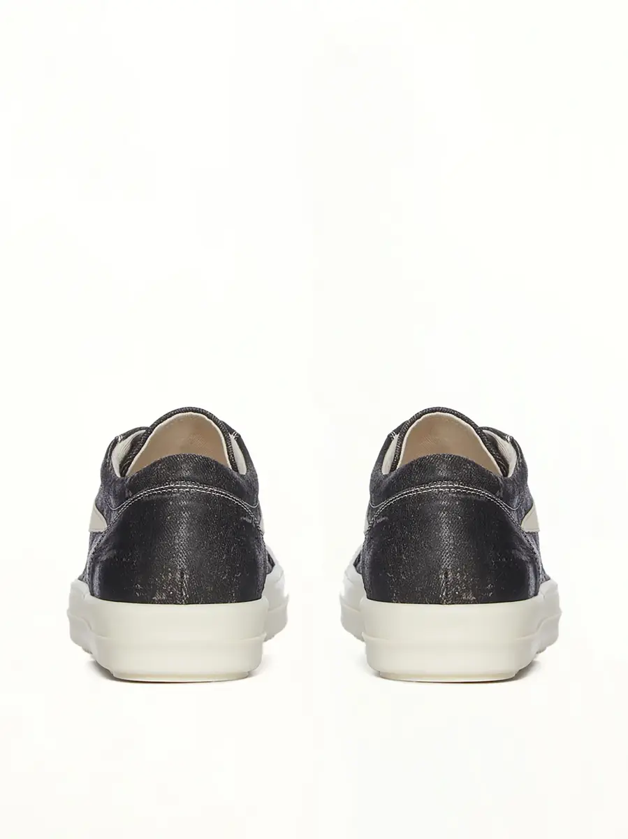 RICK OWENS DRKSHDW Vintage Sneaks in Black Washed | Thumbnail 5 RICK OWENS DRKSHDW Vintage Sneaks in Black Washed | Thumbnail 5