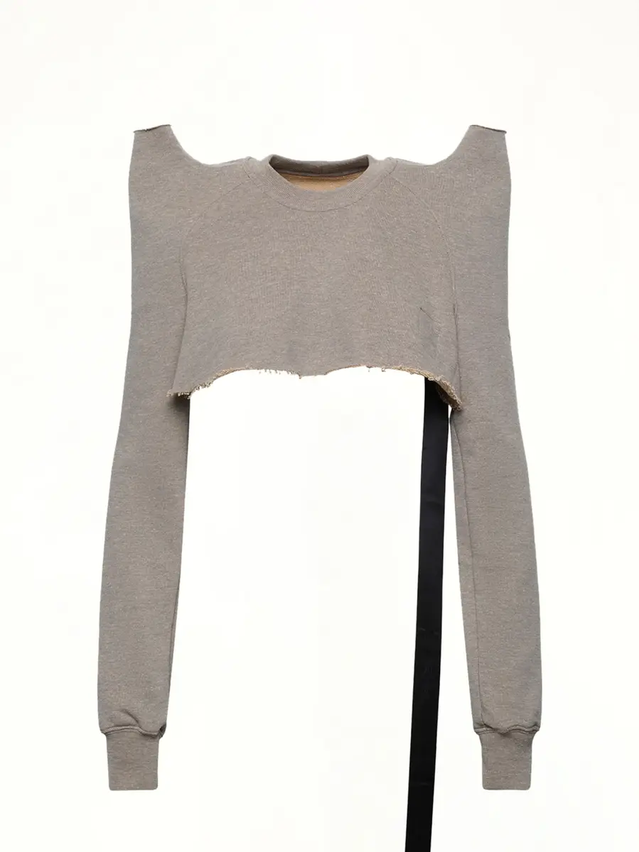 RICK OWENS DRKSHDW Cropped Tecsweat | Thumbnail 3 RICK OWENS DRKSHDW Cropped Tecsweat | Thumbnail 3