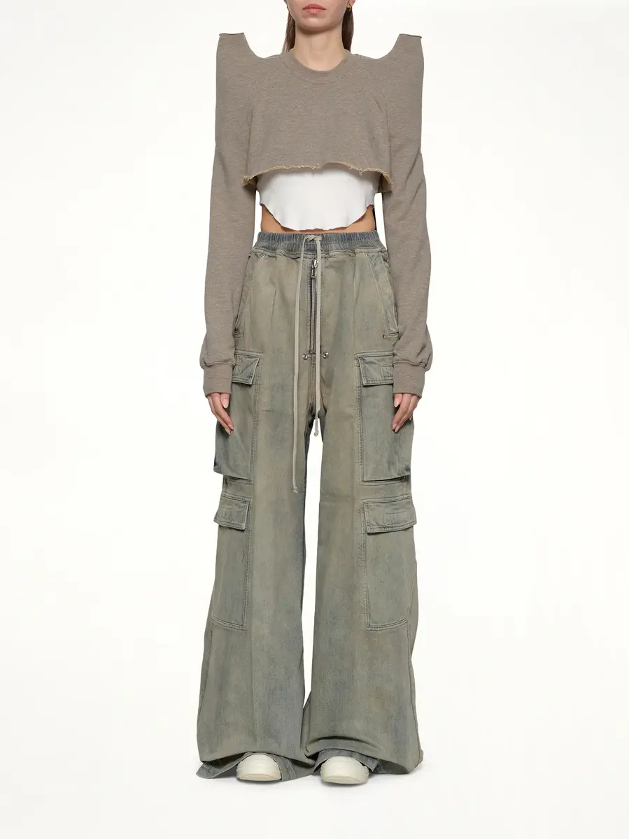 RICK OWENS DRKSHDW Cropped Tecsweat | Thumbnail 7 RICK OWENS DRKSHDW Cropped Tecsweat | Thumbnail 7