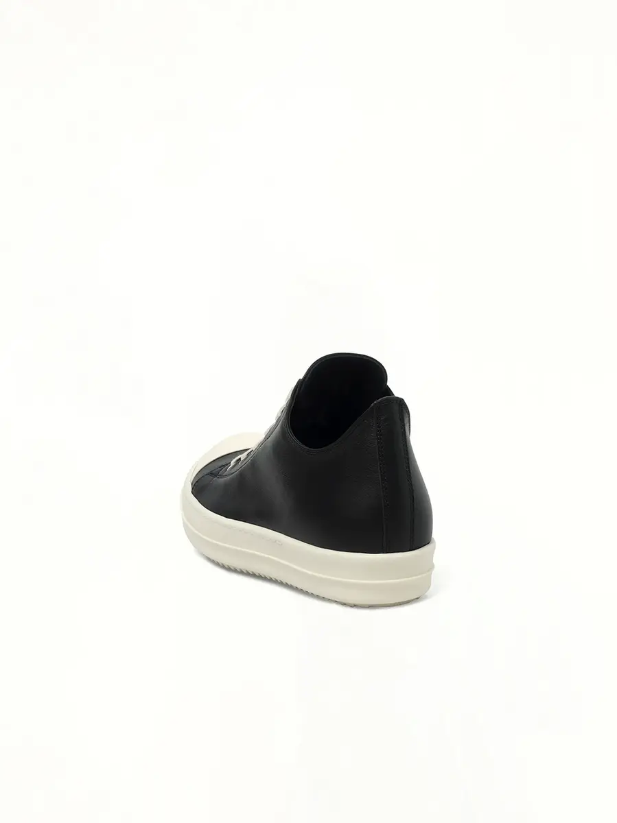 Rick Owens Low Sneaks in Black/milk/milk Black | Thumbnail 2