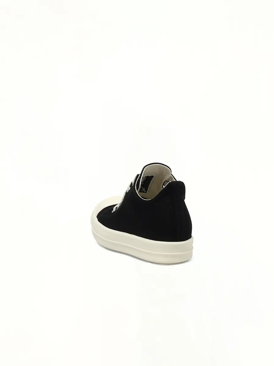 RICK OWENS DRKSHDW Low Sneaks in Black/milk/milk | Thumbnail 2 RICK OWENS DRKSHDW Low Sneaks in Black/milk/milk | Thumbnail 2