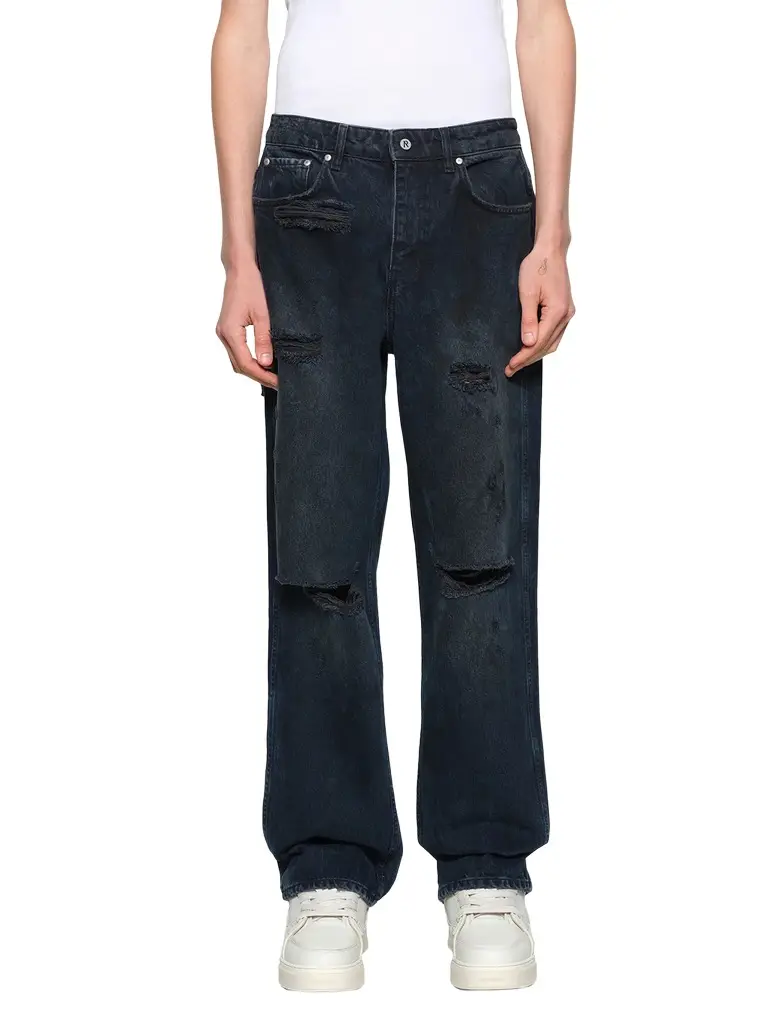 Represent R3 Distressed Baggy Denim | Image 1 Represent R3 Distressed Baggy Denim | Image 1