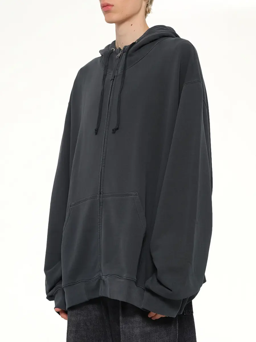 Maison Margiela Lightweight Firm Zip Hoodie | Thumbnail 2 Maison Margiela Lightweight Firm Zip Hoodie | Thumbnail 2