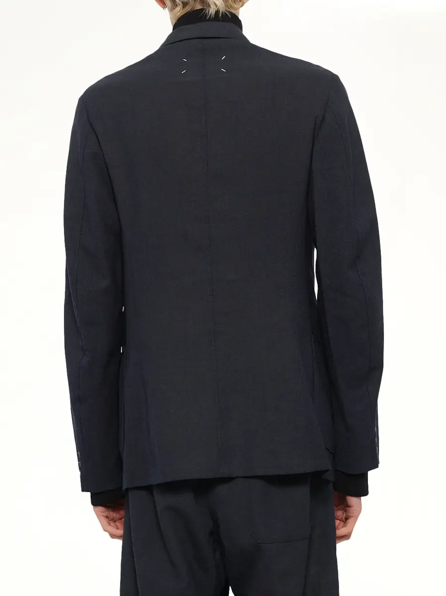 Maison Margiela Wool Jacket in Dark Blue | Thumbnail 5 Maison Margiela Wool Jacket in Dark Blue | Thumbnail 5