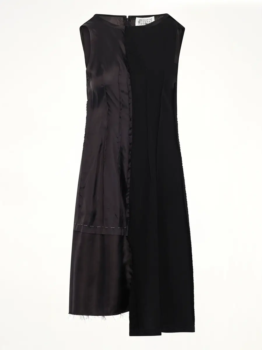 Maison Margiela Silk Twill Midi Dress | Thumbnail 3 Maison Margiela Silk Twill Midi Dress | Thumbnail 3
