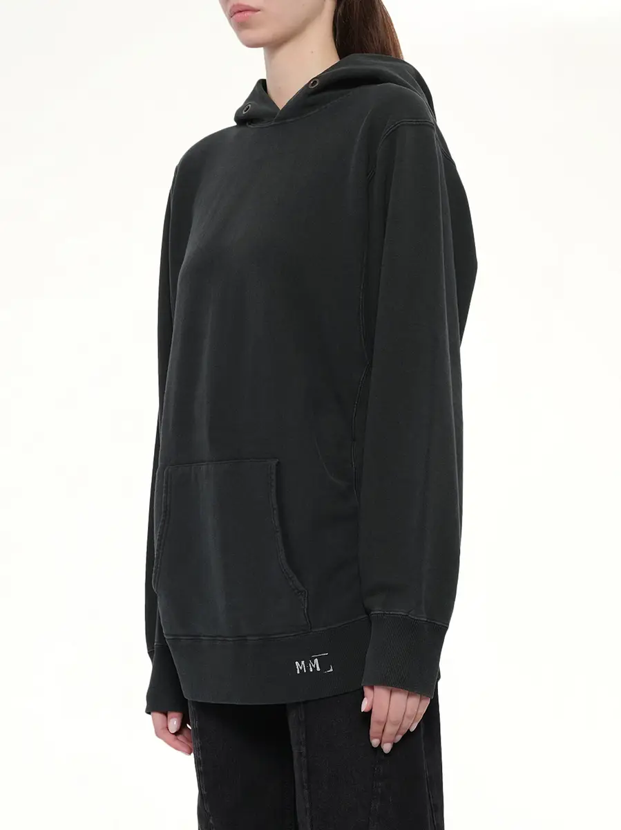 Maison Margiela Organic Cotton Fleece Hoodie | Thumbnail 2