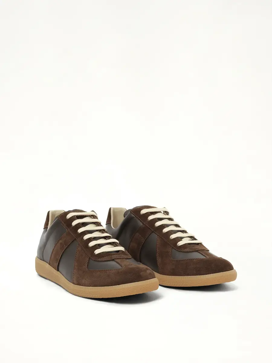 Maison Margiela Replica Leather Sneaker | Thumbnail 3 Maison Margiela Replica Leather Sneaker | Thumbnail 3