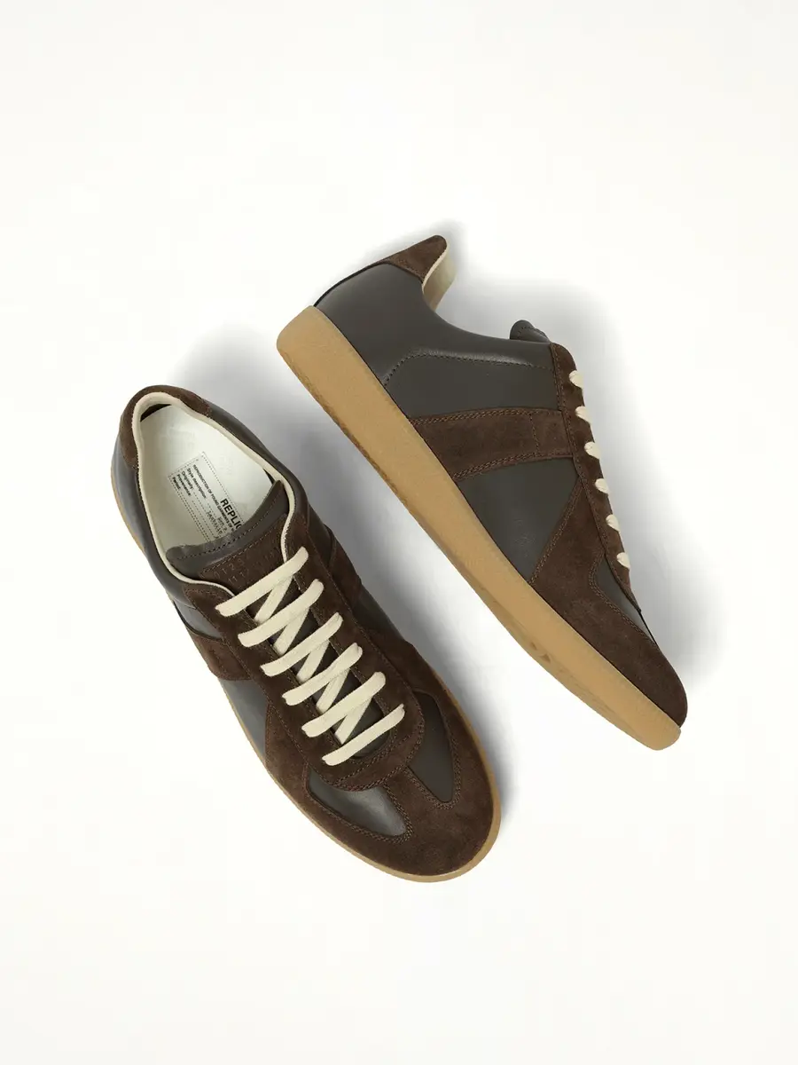 Maison Margiela Replica Leather Sneaker | Thumbnail 4 Maison Margiela Replica Leather Sneaker | Thumbnail 4