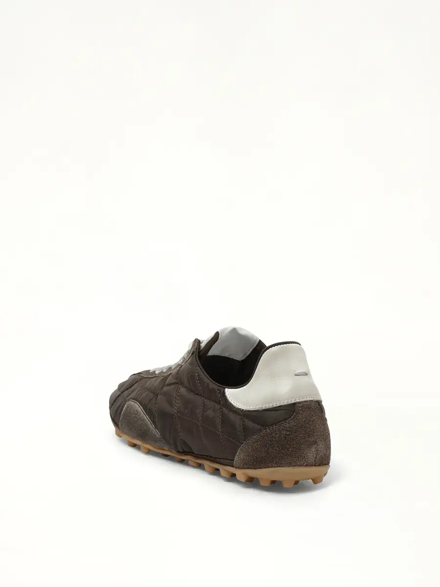 Maison Margiela Sprinters Low Sneaker in Dark Green/white/grey | Thumbnail 2