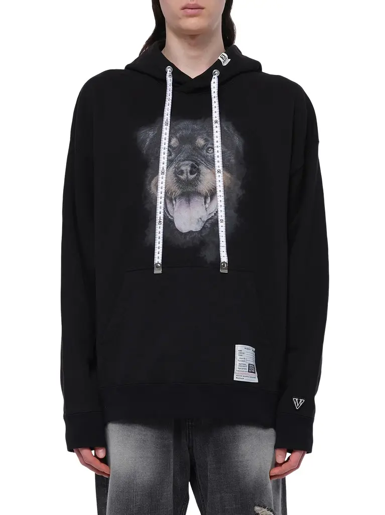 Maison MIHARA YASUHIRO Dog Printed Hoodie