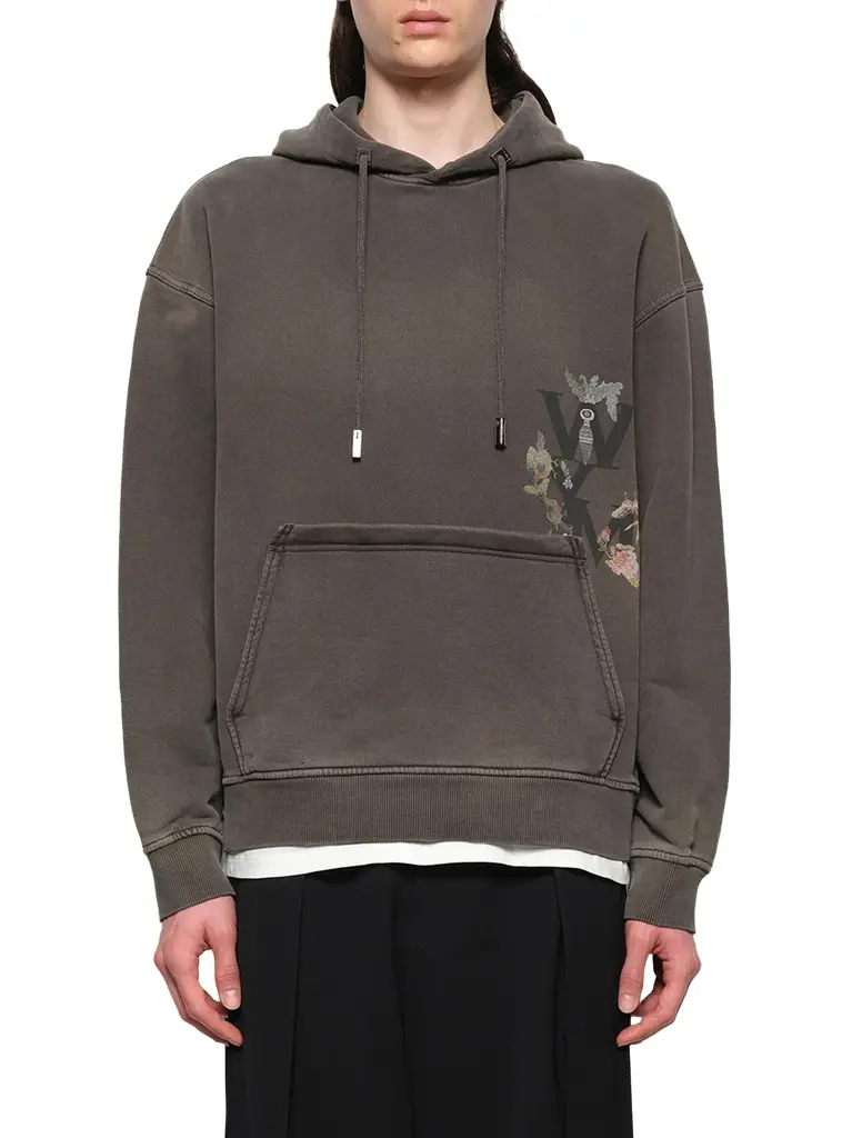 WOOYOUNGMI Print Hoodie | Image 1 WOOYOUNGMI Print Hoodie | Image 1