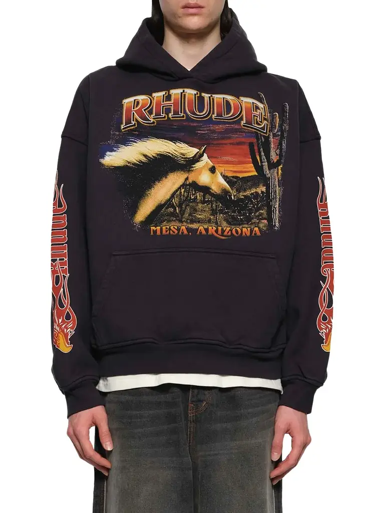Rhude Mesa Stallion Hoodie | Image 1 Rhude Mesa Stallion Hoodie | Image 1