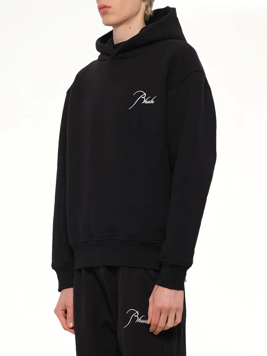 Rhude Classique Side Zip Pullover Hoodie | Thumbnail 2