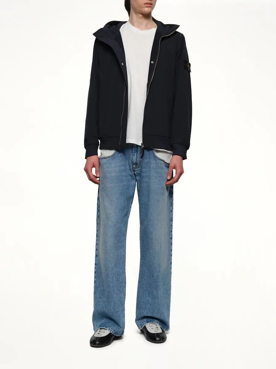 Stone Island Q100004 Soft Shell Hooded Jacket | Thumbnail 4