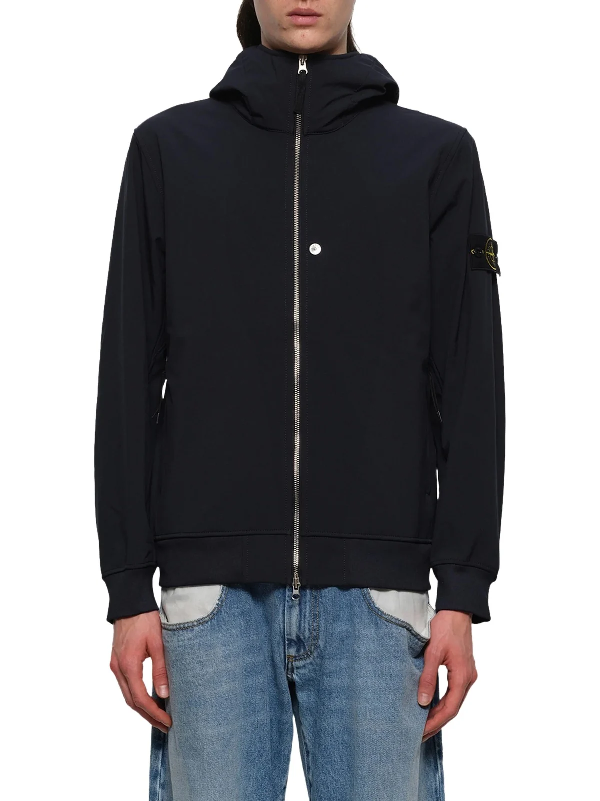 Stone Island Q100004 Soft Shell Hooded Jacket