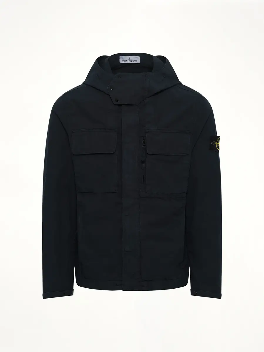 Stone Island Q10001 Short Parka in Navy Blue | Thumbnail 3 Stone Island Q10001 Short Parka in Navy Blue | Thumbnail 3