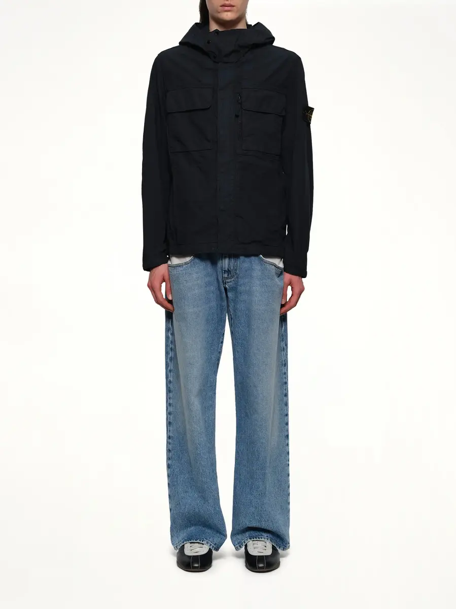 Stone Island Q10001 Short Parka in Navy Blue | Thumbnail 7 Stone Island Q10001 Short Parka in Navy Blue | Thumbnail 7