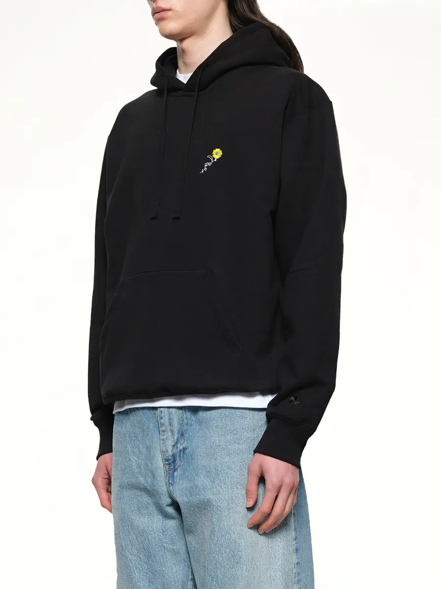 vowels Floral Embroidered Hoodie | Thumbnail 2