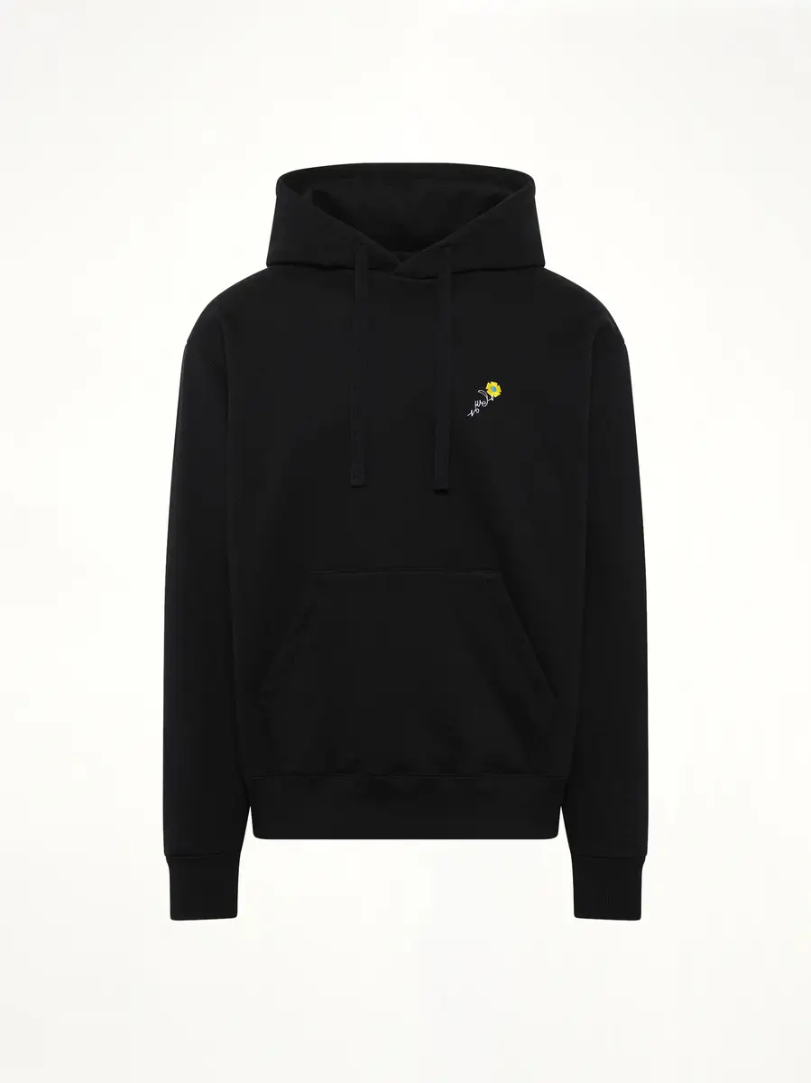 vowels Floral Embroidered Hoodie | Thumbnail 3
