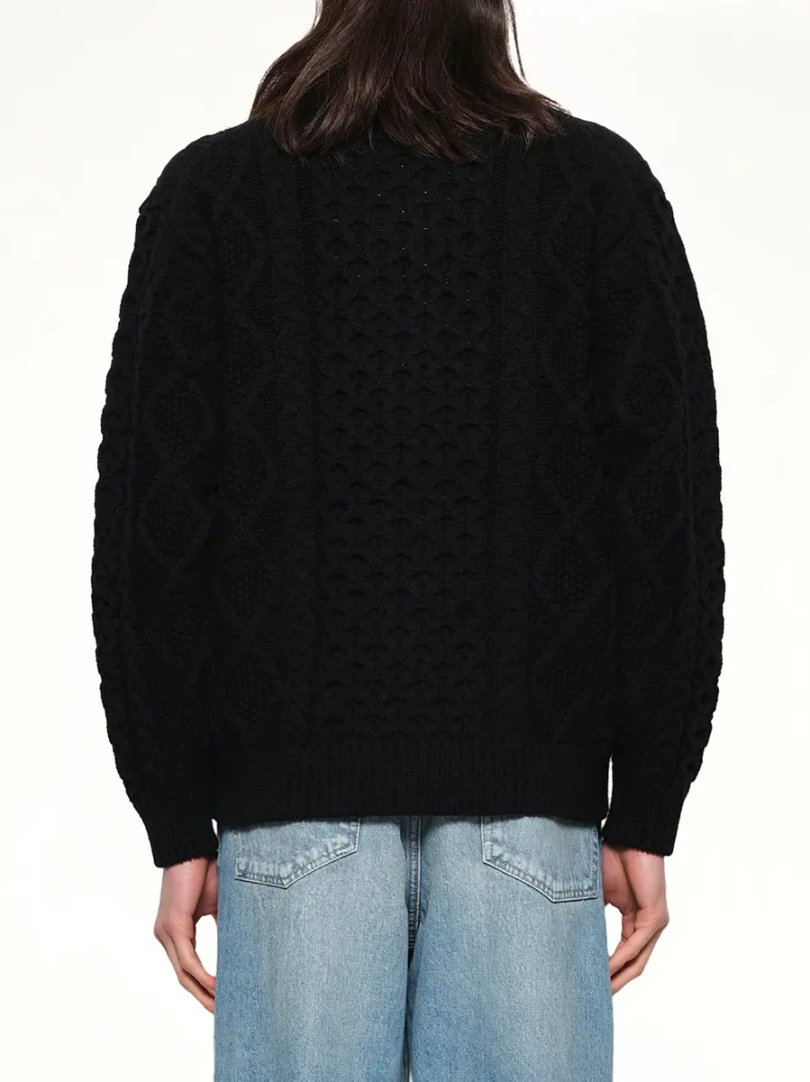 vowels Cable Knit Zip Up | Thumbnail 5 vowels Cable Knit Zip Up | Thumbnail 5